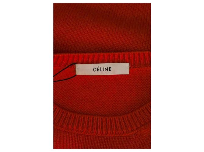 Jersey Céline de cashmere naranja M - vista 7