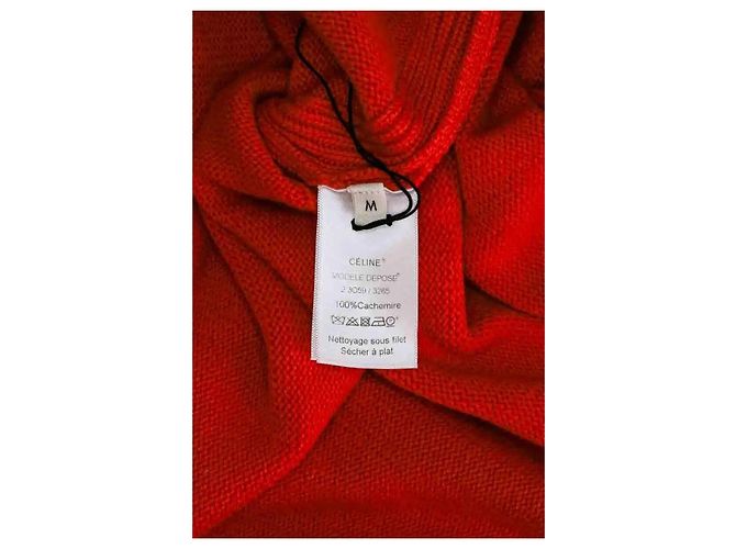 Jersey Céline de cashmere naranja M - vista 8