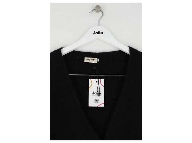 Autre Marque Saint Laurent Schwarzer Wollpullover XS - Ansicht 2