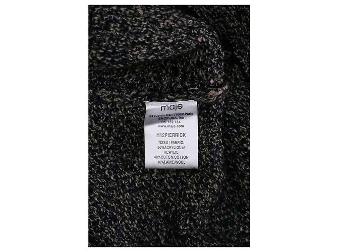 Maje silver sequin cardigan - view 6