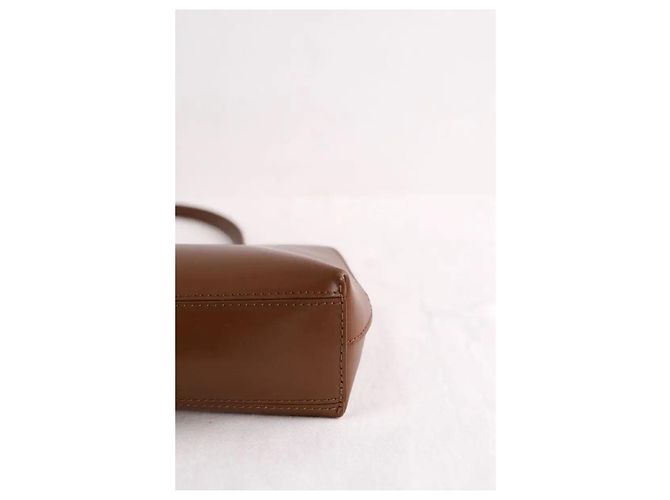 Jil Sander Sac porté épaule Goji Medium camel - vue 5