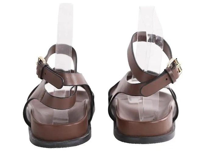 Autre Marque Sandali A.EMERY in pelle marrone - vista 2