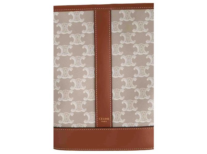 Céline Borsa a tracolla SAC SEAU beige - vista 2
