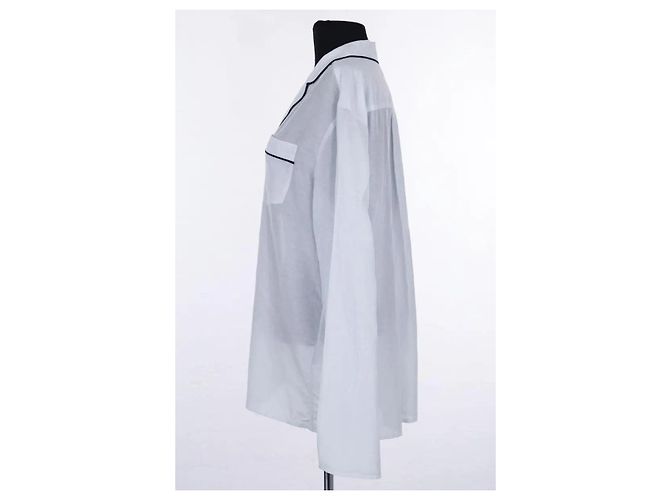 Totême Hemd aus blauer Baumwolle - Ansicht 3