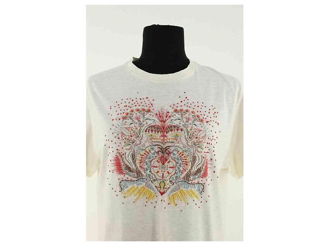 Dior T-Shirt ecru aus Baumwolle - Ansicht 2