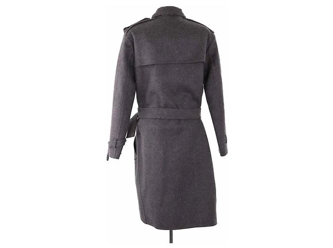 Céline Grey Wool Coat - view 4