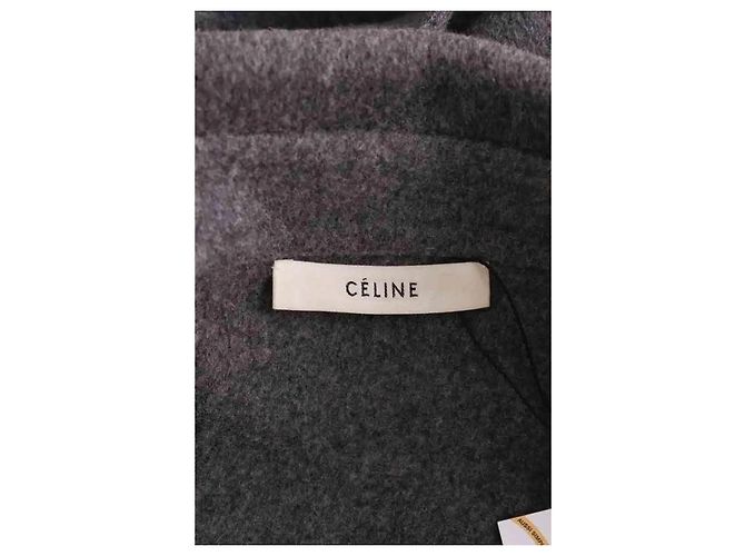 Céline Grey Wool Coat - view 5
