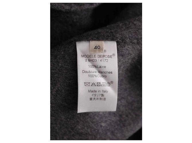 Céline Grey Wool Coat - view 6