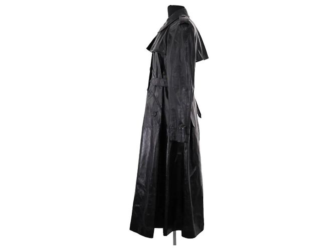Dior Leder Mantel Schwarz - Ansicht 3