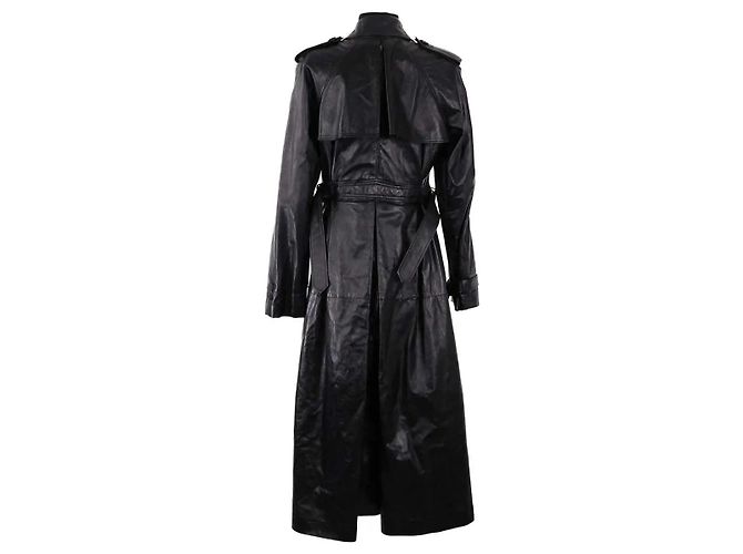 Dior Leder Mantel Schwarz - Ansicht 4
