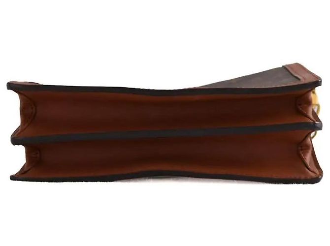 Louis Vuitton borsa a tracolla Dauphine MM marrone - vista 4