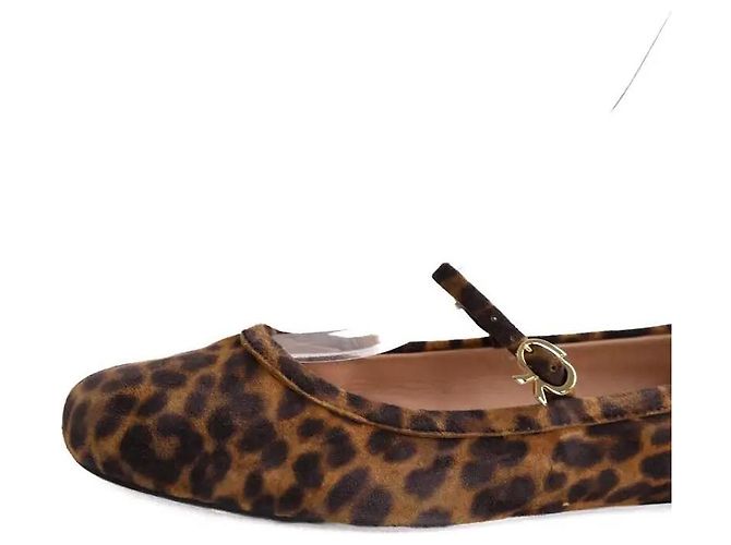 Bailarinas Gianvito Rossi en ante marrón - vista 4
