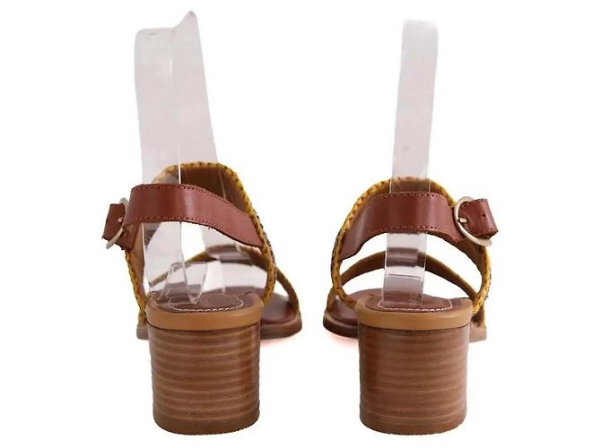 Vanessa Bruno leather multicolor heels - view 2