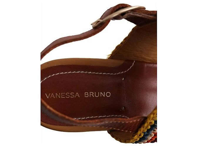 Vanessa Bruno leather multicolor heels - view 5