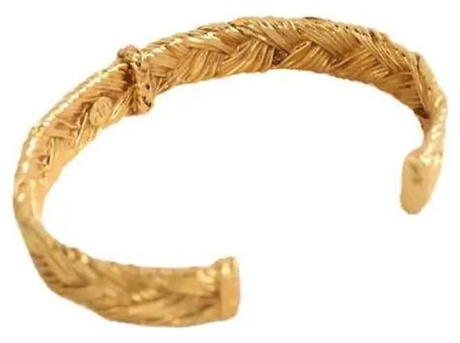 Bracelet Aurelie Bidermann plaqué or - vue 3
