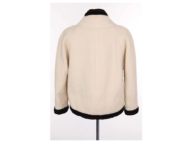 Chaqueta Chanel de cashmere beige - vista 4