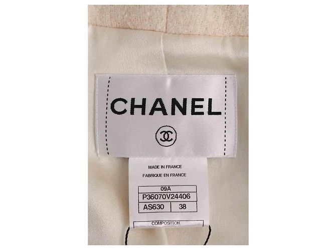 Chaqueta Chanel de cashmere beige - vista 5