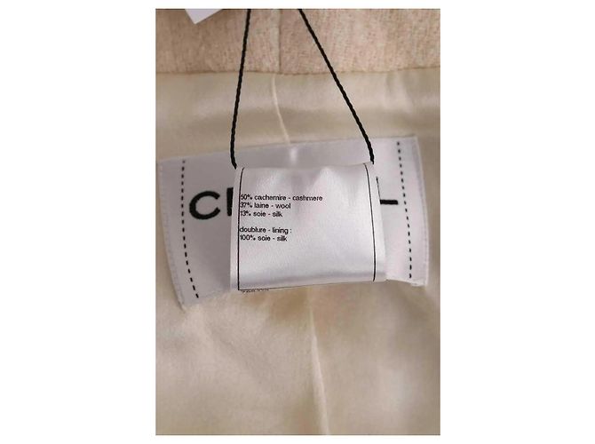 Chaqueta Chanel de cashmere beige - vista 6