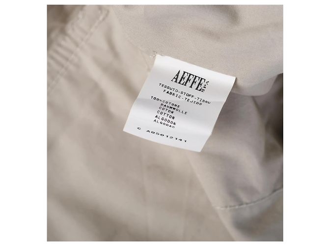 Chaqueta utility peplum plisada de algodón beige Philosophy di Alberta Ferretti - vista 8