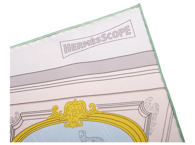 Carré 90 in seta Hermès Mystère Au 24 di Jonathan Burton - vista 7