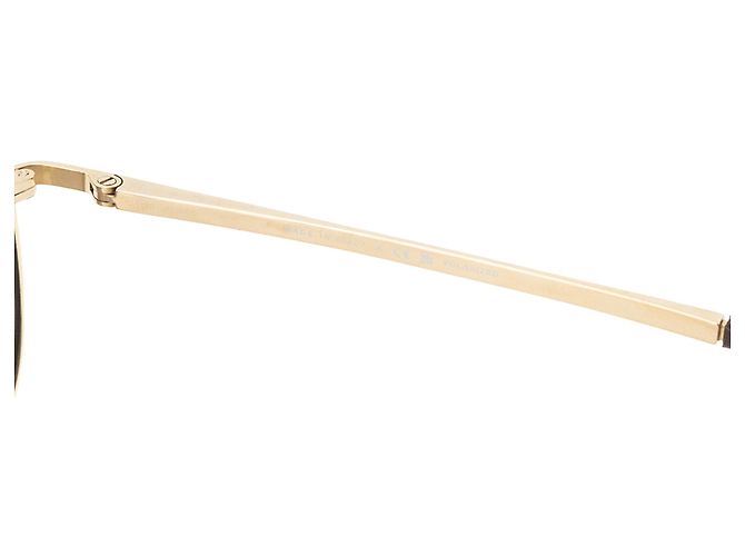CHANEL - Chanel Sonnenbrille aus goldfarbenem Metall - Ansicht 5