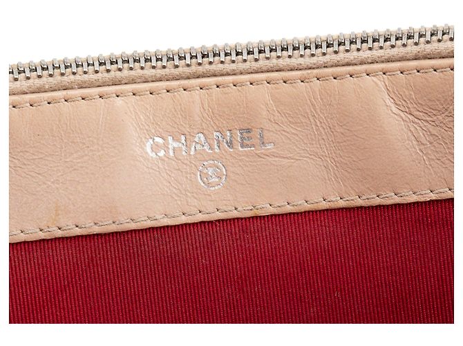 CHANEL - Borsa a tracolla Wallet on chain Gabrielle Chanel in pelle beige e nera - vista 6