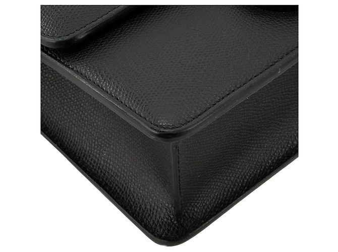 DIOR - Borsa a tracolla 30 Montaigne Dior in pelle martellata edizione so black - vista 8