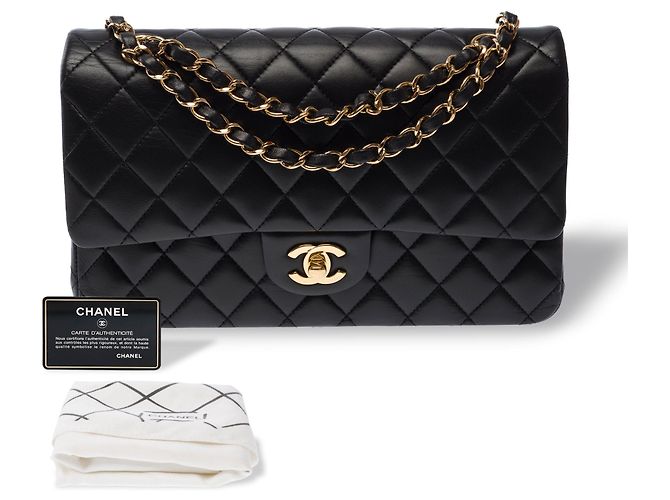 Borsa CHANEL Timeless/Classique in Pelle Nera - 104011 - vista 2
