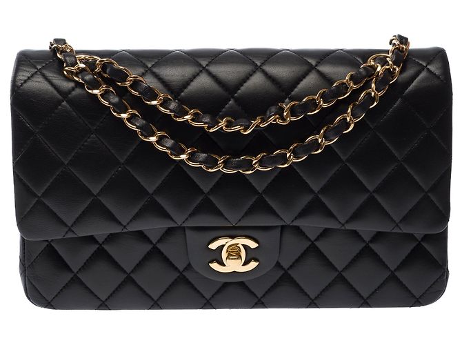 Borsa CHANEL Timeless/Classique in Pelle Nera - 104011 - vista 3