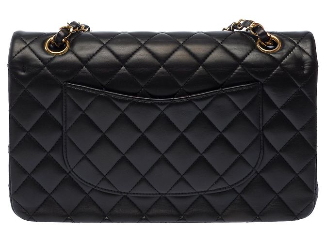 Borsa CHANEL Timeless/Classique in Pelle Nera - 104011 - vista 4