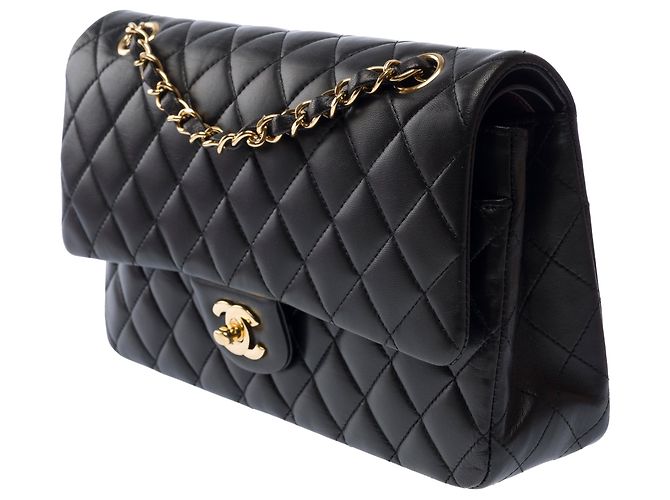 Borsa CHANEL Timeless/Classique in Pelle Nera - 104011 - vista 5