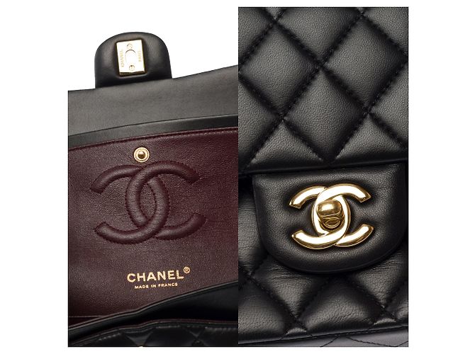 Borsa CHANEL Timeless/Classique in Pelle Nera - 104011 - vista 7
