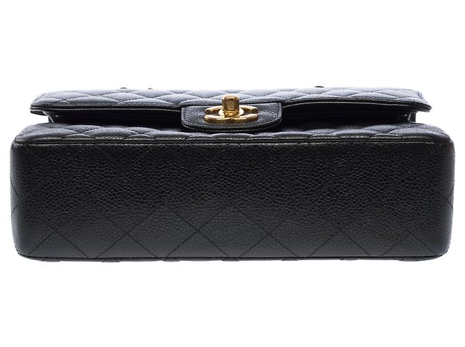 Bolsa CHANEL Timeless/Classique em Couro Preto - 104006 - vista 11