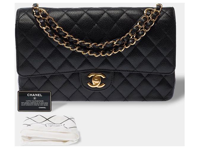 Borsa CHANEL Timeless/Classique in Pelle Nera - 104012 - vista 2
