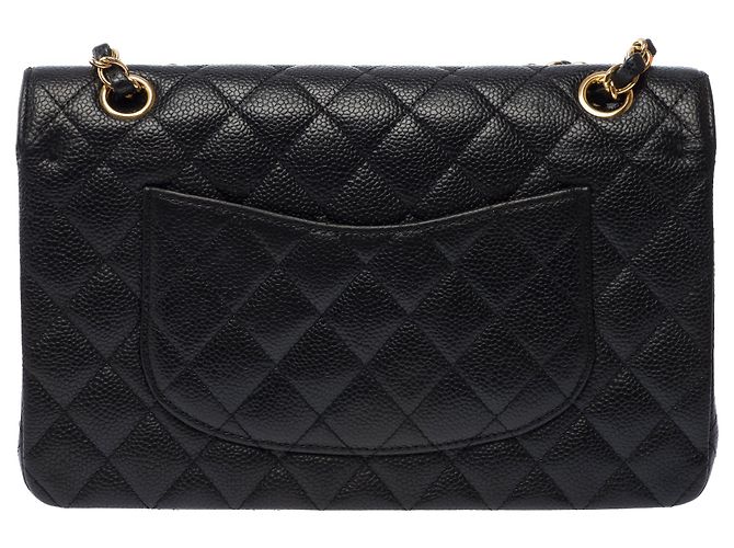 Borsa CHANEL Timeless/Classique in Pelle Nera - 104012 - vista 4
