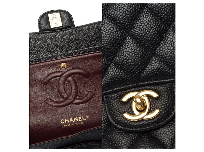 Borsa CHANEL Timeless/Classique in Pelle Nera - 104012 - vista 7