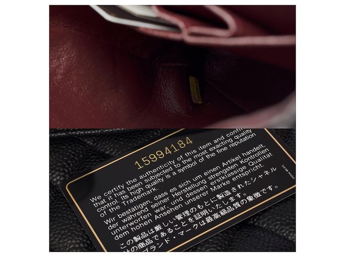 Borsa CHANEL Timeless/Classique in Pelle Nera - 104012 - vista 8