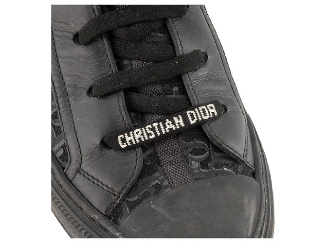 DIOR - Sneakers Walk'n'Dior in tela nera (T37) - vista 5