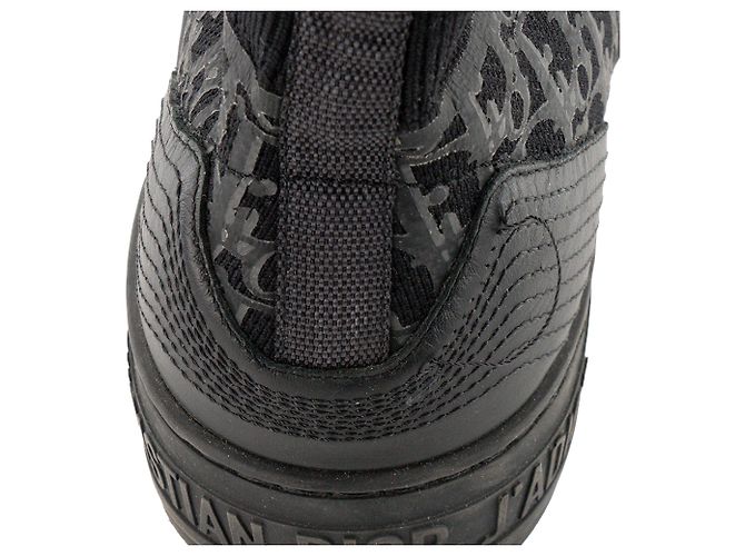 DIOR - Sneakers Walk'n'Dior in tela nera (T37) - vista 6