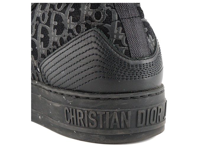 DIOR - Sneakers Walk'n'Dior in tela nera (T37) - vista 7