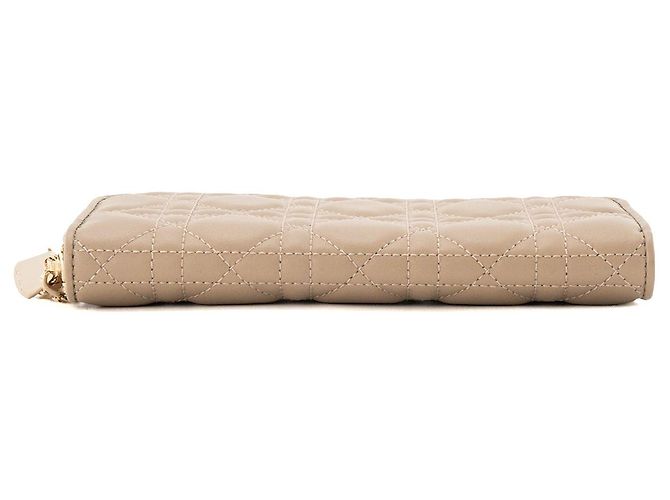 DIOR - Cartera Lady Dior Voyageur en piel cannage beige - vista 4
