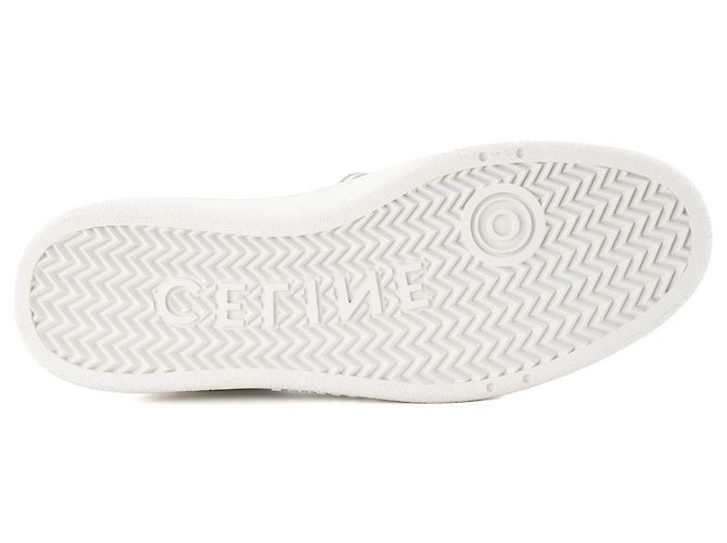 Céline CELINE - Sneakers CT-01 Z Trainer Celine in pelle bianca (T41) - vista 4