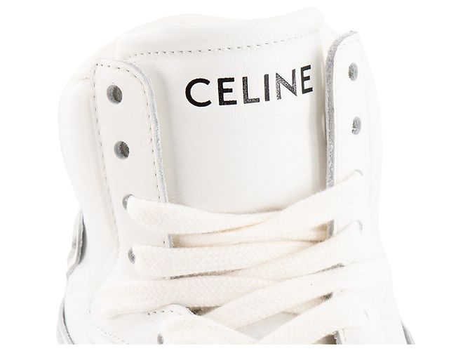 Céline CELINE - Sneakers CT-01 Z Trainer Celine in pelle bianca (T41) - vista 5