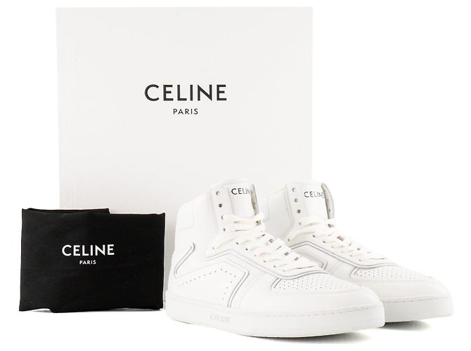 Céline CELINE - Sneakers CT-01 Z Trainer Celine in pelle bianca (T41) - vista 9