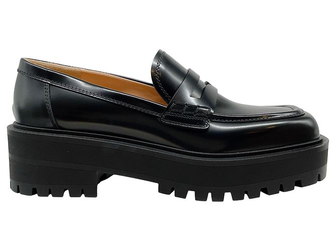 Mocassini Ramsey in pelle nera Gianvito Rossi - vista 2