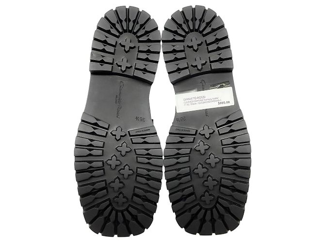 Mocassini Ramsey in pelle nera Gianvito Rossi - vista 7