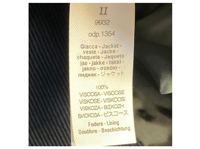 Autre Marque Giacca Blazer Classic Essential in velluto a coste Midnight di forte_forte - vista 5