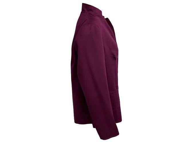 Jil Sander violetter Kaschmir-Blazer mit drei Knöpfen - Ansicht 2