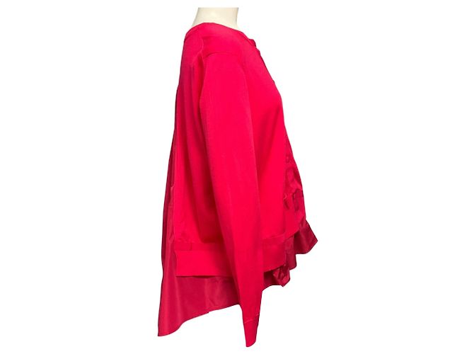 Moncler Maglia Tricot Strickjacke Fuchsia Pink - Ansicht 2