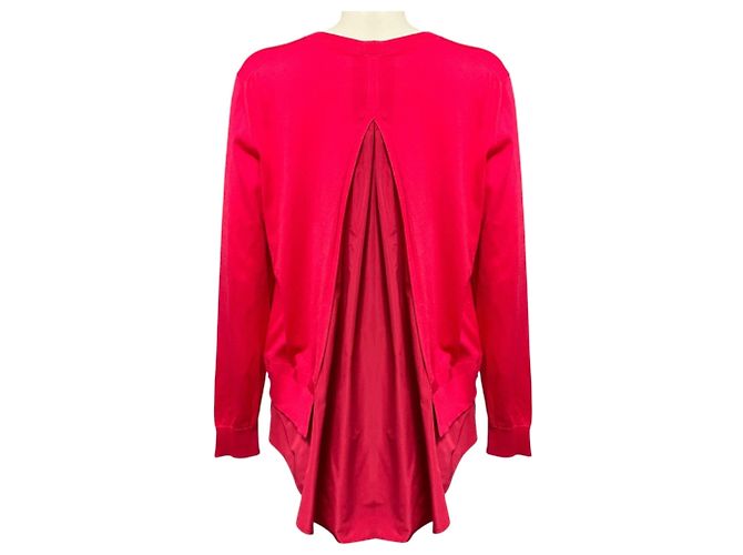 Moncler Maglia Tricot Strickjacke Fuchsia Pink - Ansicht 3